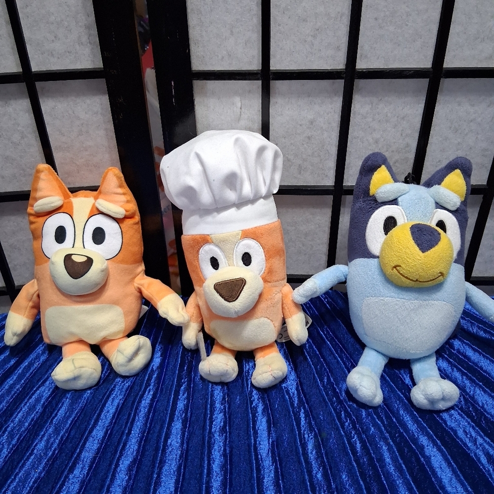 Bluey and Friends Plush Toy Set